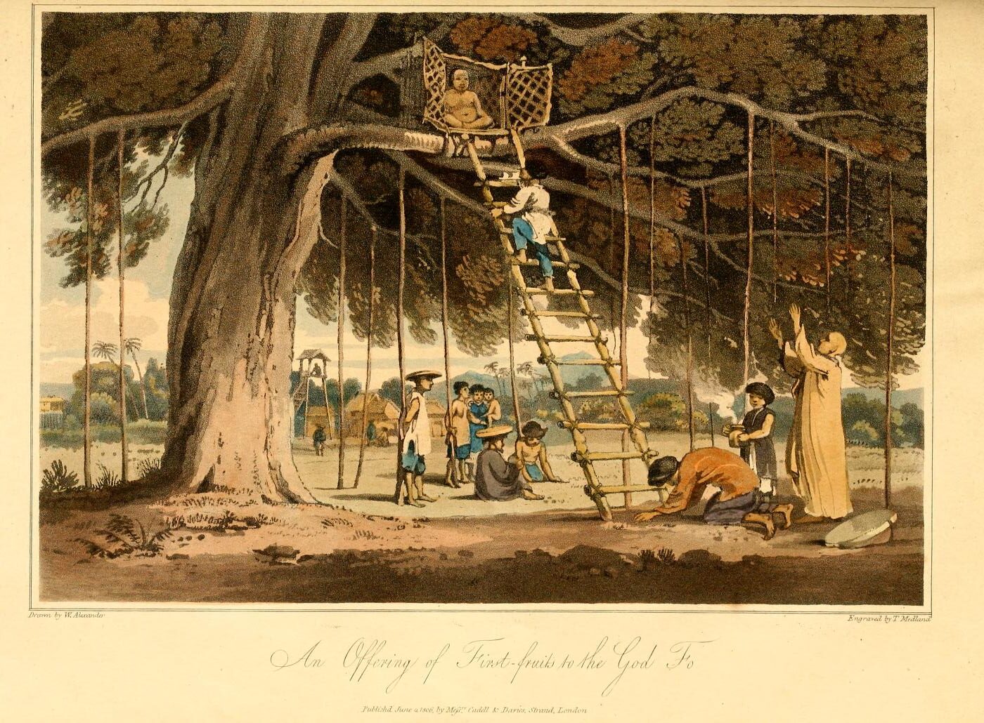 Một số sinh hoạt xứ Đàng Trong năm 1972 qua tranh vẽ cả John Barrow