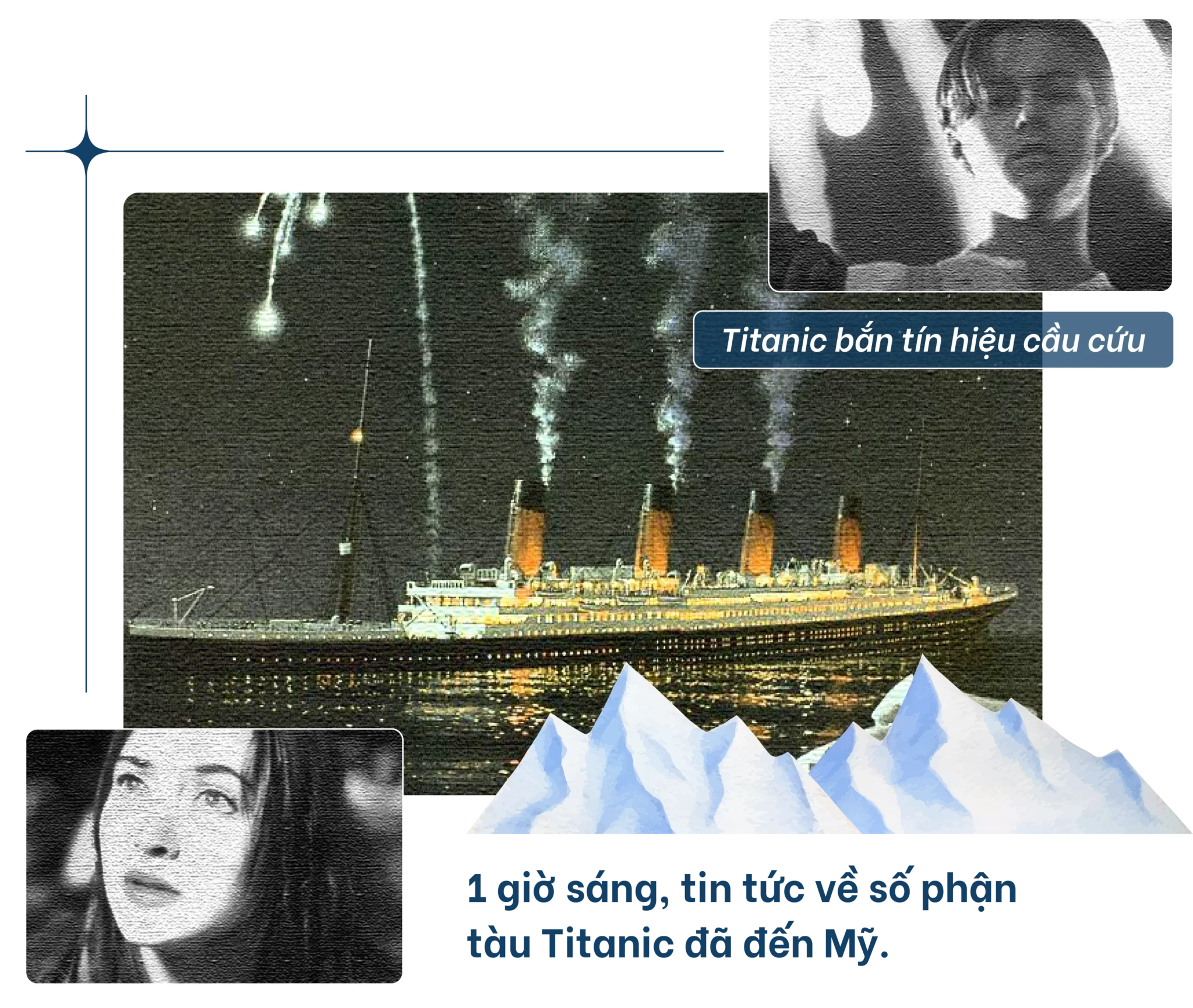 Titanic bắn tín hiệu cầu cứu